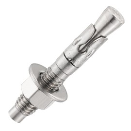 Wensilon 10Pcs 1/4x1-3/4" Inch Standard Fasteners for Heavy-Duty 304 Stainless Steel Wedge Anchors for Cement and Concrete