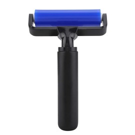 4 Inch Silicone Manual Roller Anti Static Cleaner Tool, Under The Action of Static Electricity, Small Impurities Will be Adsorbed on The Drum 4"