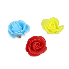 pranovo 3 Pack Jumping Spider Flowers with Magnets for Spoods Pet Spider Jumping Spider Hide Jumping Spider Enclosure Accessories Tulip Spider Hide