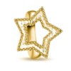 CHAMOON® Women's Star Charm Pendant 925 Sterling Silver Leather Bracelet,
