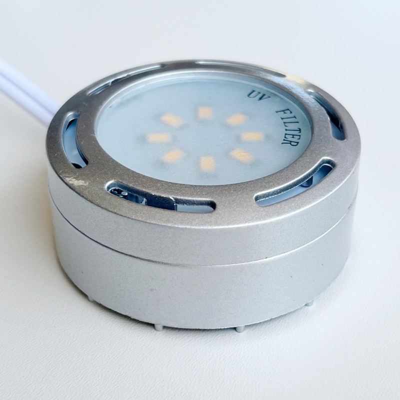 Generic Under Counter Puck Light 120V 4W LED Plug-in (Set