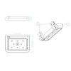 Haceka Soap Holder Yoly, Stainless-Steel Silver, 15 x 15 x
