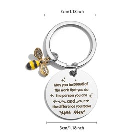 Teacher Gifts,Teacher Christmas Gifts,Daycare Teacher Gifts,Teacher Appreciation Gifts,Teacher Keychain,Gift for Teacher,Best Teacher Gifts for Dance Preschool Science Kindergarten,Teacher Ornament