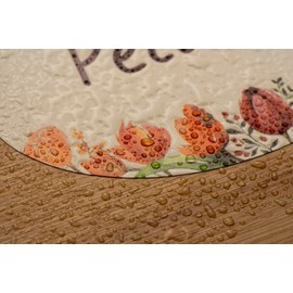 MONEST Waterproof Label Stickers for Jars and Lids, Pantry, Mason Jar, Canning, Spice, Bottle Labels (Red Tulip 2"x3")