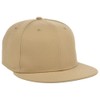 Lids Blank Full Court w/Colored Under Visor Fitted Cap Khaki/Grey