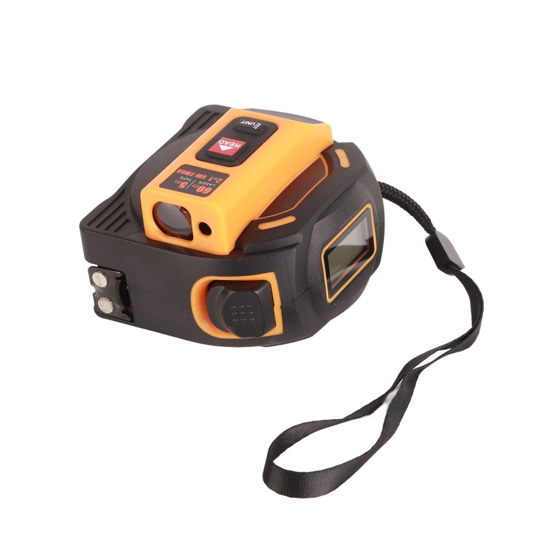 Laser Tape Measure High Accuracy ABS Housing Manganese Steel Digital