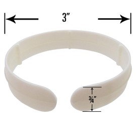 ibotti Quilt Clips for Quilting, 12 Pack – 3 Inch Heavy Duty Plastic Quilt Roll Clips, Quilting Clips Hold Quilt Rolled, Easy to Use, Won’t Scratch Machine, White, for Queen Size Quilt Projects