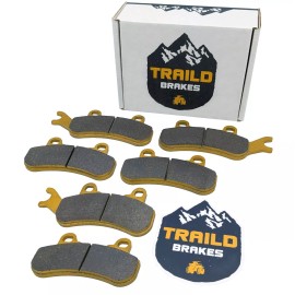 Traild Can-Am Defender HD5 Ceramic Brake Pad Set 2017, 2018, 2019, 2020, 2021