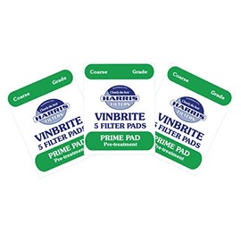 3x Harris Prime Pre-Filter Pads 5-pack Use with Harris Vinbrite MK3 Filter Kit