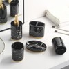 5-Piece Bathroom Counter Top Accessory Set - Dispenser for Liquid