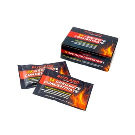 Rutland Creosote Concentrate - Triple Power Remover Packets - Fireplace Cleaner & Chimney Sweeping Kit, Premium Creosote & Soot Remover, Case of 5 Toss-In Packets