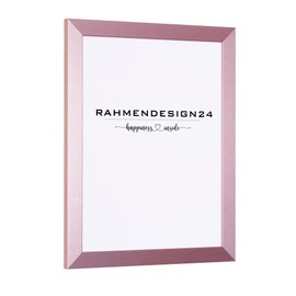 Rahmendesign24 Milano Picture Frame, 13 x 18 cm, Rose Gold Photo Frame, Removable Frame, Poster Frame, Puzzle Frame