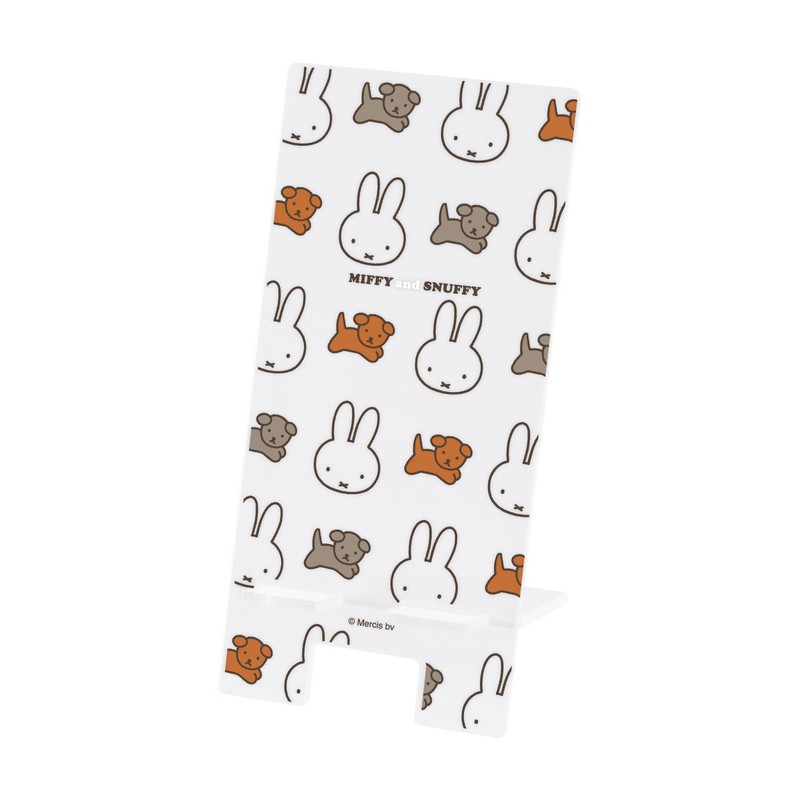 Gourmandies Miffy MIFFY and SNUFFY Acrylic Smartphone Stand, All Patterns