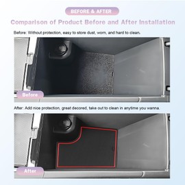 LUWU for 2025 Kia K5 Accessories - for 2025 Kia K5 LXS/GT/GT-Line/EX Door Slot Mats Cup Holder Inserts Center Console Liners Mats Red-Trim - 12 PCS/Sets