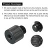 sourcing map Microphone Stand Adapter 1/4 Female to M10 Male
