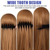 JIYIN 2 Pcs Hair Wide Tooth Comb, Double Sided Wide