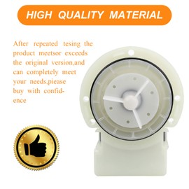 280187 8181684 Washer Drain Pump Motor - Compatible with Whirlpool Duet, May tag Epic and Ken more HE Front Loading Washing Machines-2 Year WARRANTY