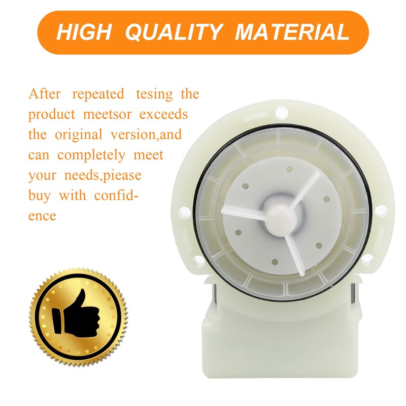280187 8181684 Washer Drain Pump Motor - Compatible with Whirlpool