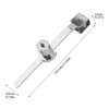 2 Pack Sliding Glass Door Ratchet Lock, Glass Display Case