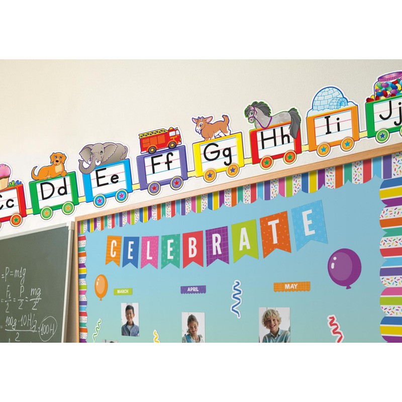 Teacher Created Resources Alphabet Train Bulletin Board Set (TCR4421)
