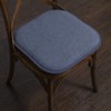 Sweet Home Collection Chair Cushion Memory Foam Pads Honeycomb Pattern