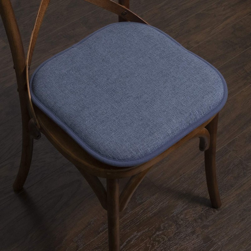 Sweet Home Collection Chair Cushion Memory Foam Pads Honeycomb Pattern