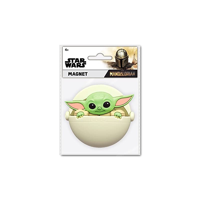 3D Magnet Grogu In Cradle 4Cm