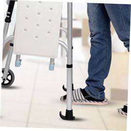 KICHOUSE 4pcs Nonstick Walker Ski Glides Skid Feet Tips for Enhanced Stability and Safety Surfaces for Seniors and Mobility Aid Devices