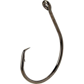 Mustad Demon Perfect Circle Hooks, in-Line 39951 Black Nickel- Packaged in 25, 50 and 100 Hooks per Pack.. The Ultimate Catch & Release Hook (39951 -Black Nickle -6/0-100 pk)
