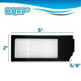 HQRP 12-Pack Robot Vacuum Cleaner Filter Replacement For Ecovacs Deebot X1 Omni / X1e OMNI / X1 Plus / X1 Turbo