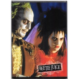ATA-BOY BEETLEJUICE & LYDIA WEDDING ATA-BOY MAGNET 2.5” X 3.5” NEW