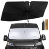 KDM Umbrella Style Windshield Sun Shade Fit for 2014-2024 Dodge