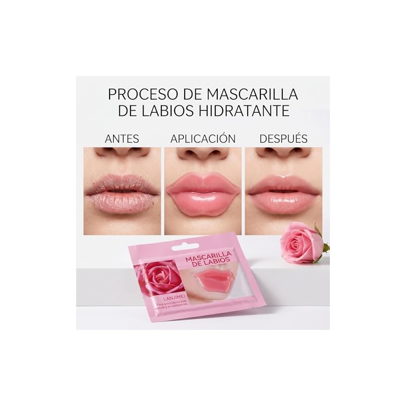 Pilaten Mascarilla Colageno Para Labios 10 Piezas Original