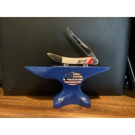 Case XX Patriotic Knife 1LB Anvil Display. Very Cool. Knife Not Included.