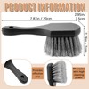 CroBlissful 2 Pcs Bird Bath Brush Hard Bristle Brush Gray