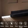 MAXTID Door Draft Stopper 36 Inch Black Adjustable Door Draft