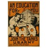 Join US Army Tanks Recruiting Poster PHOTO Propaganda Combat Tank