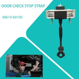 MUZHINAN 68610-60100 Door Check Stop Strap for Toyota Tacoma 2005-2016 Silver Front Left Driver Door Check Arm Limiter Bracket Stopper 6861060100 1pcs