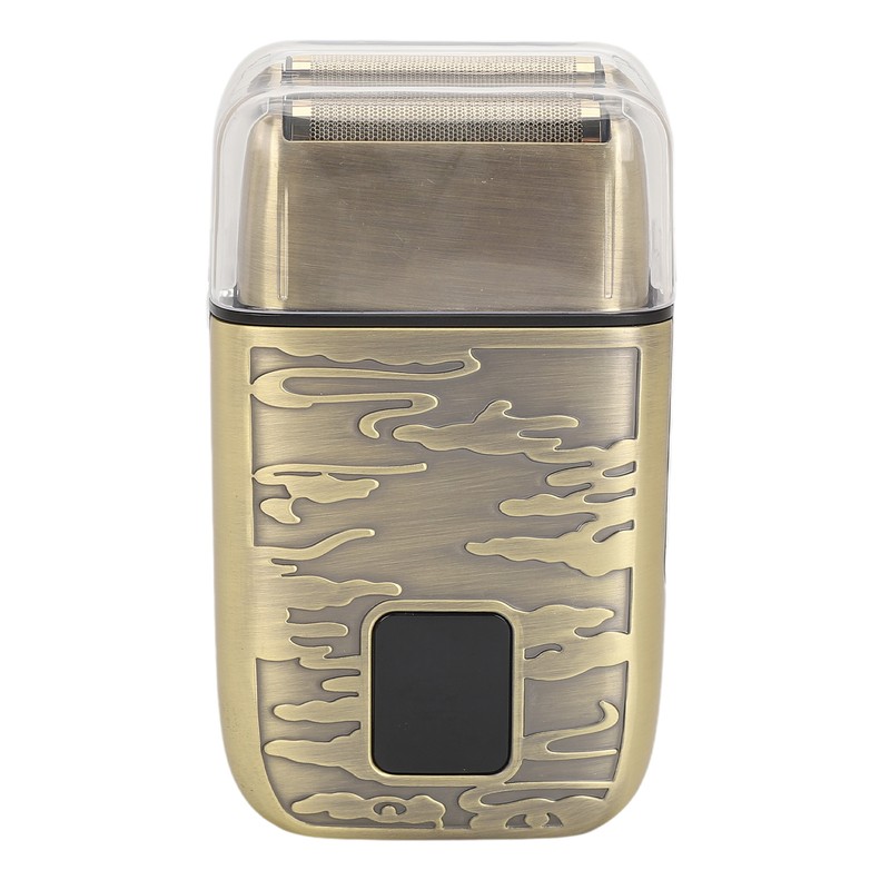 Electric Hair Clipper Retro Portable Efficient Dual Head Cordless Beard