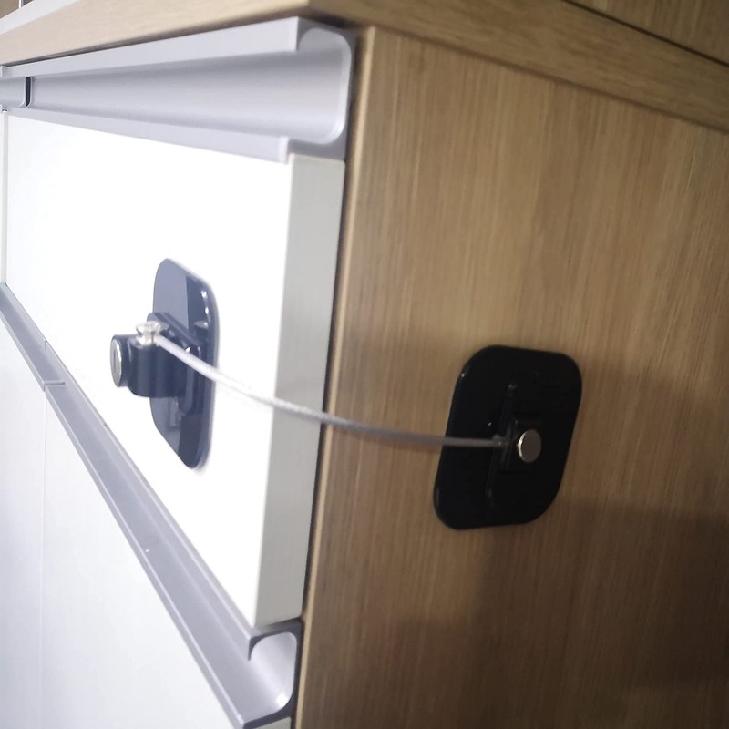 YEYA Upgraded Refrigerator Lock for Adults, Fridge Locks for Kids