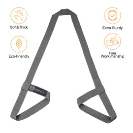 A AZURELIFE Premium Yoga Mat Sling, Adjustable Yoga Mat Straps for Carrying, Easy-Cinch Yoga Mat Holder Strap