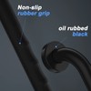 2 Pack 16 Inch Anti-Slip Shower Grab Bars w/Rubber Grip,