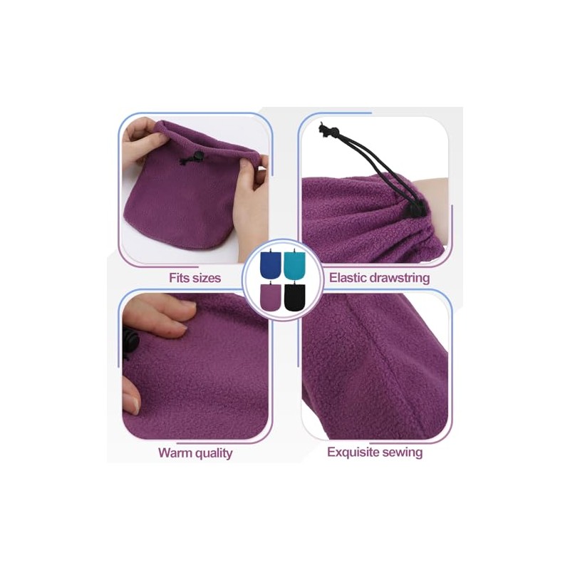 Cuffbow 4 Pack Foot Cast Toe Cover Socks Soft Warm