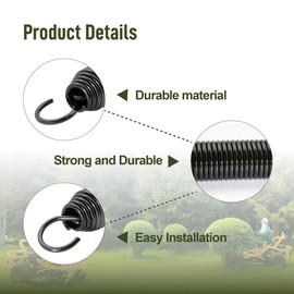 ASTROSYNC Spring 1.25" Dia X 8.5" Long Fit for CUB Cadet Zero Turns Stand-On Mowers PRO X ZTX4 ZTX5 ZTXS4 ZTXS5 54 PRO X 600 KW/EFI 654 Replace 732-05360B 732-05360 732-05360A