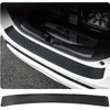 2 Pack Vehicle Rear Bumper Protector Guard Anti-Scratch Carbon Fiber