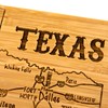 Totally Bamboo Texas State Puzzle 4 Piece Bamboo Coaster Set