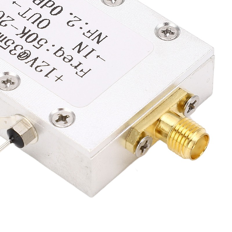 Broadband Amplifier 50K‑2GHZ LNA Amplifier Low Noise 31dB High Gain