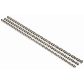 Masterproof 8-12mm 400mm SDS Plus Spiral 2 Flood High Speed Steel Masonry Hole Drill Bit Set for Stone and Metal