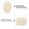 TOVINANNA 2pcs Natural Loofah Sponges Exfoliating Bath Scrubbers for for