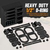 YiaChuii 1/2" D Ring Heavy Duty Bolt-On Forged D Ring,